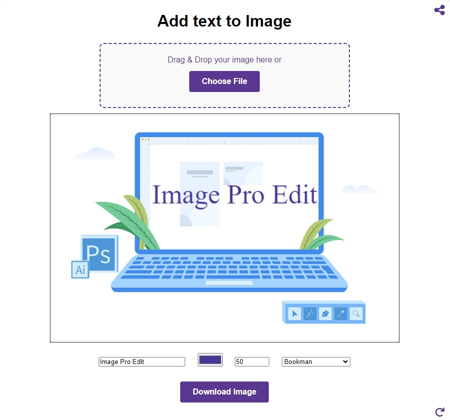 Add Text to Image Online for free